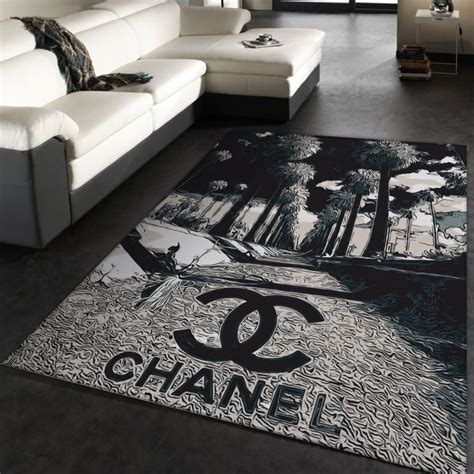 chanel rug replica|chanel rugs for living room.